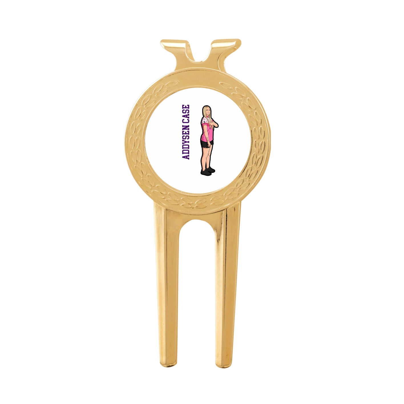 Divot Tool with Ball Marker — Name Vertical in Classic