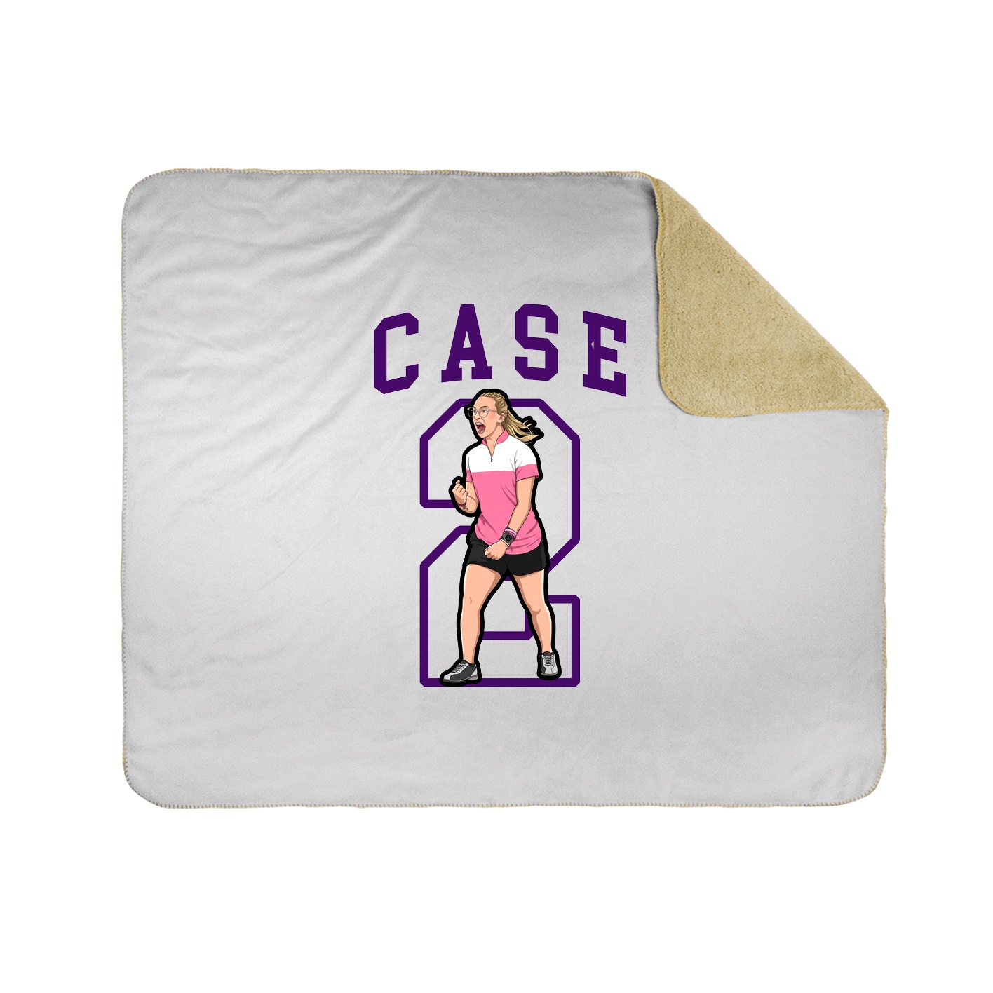 Throw Blanket — Shirsey in White