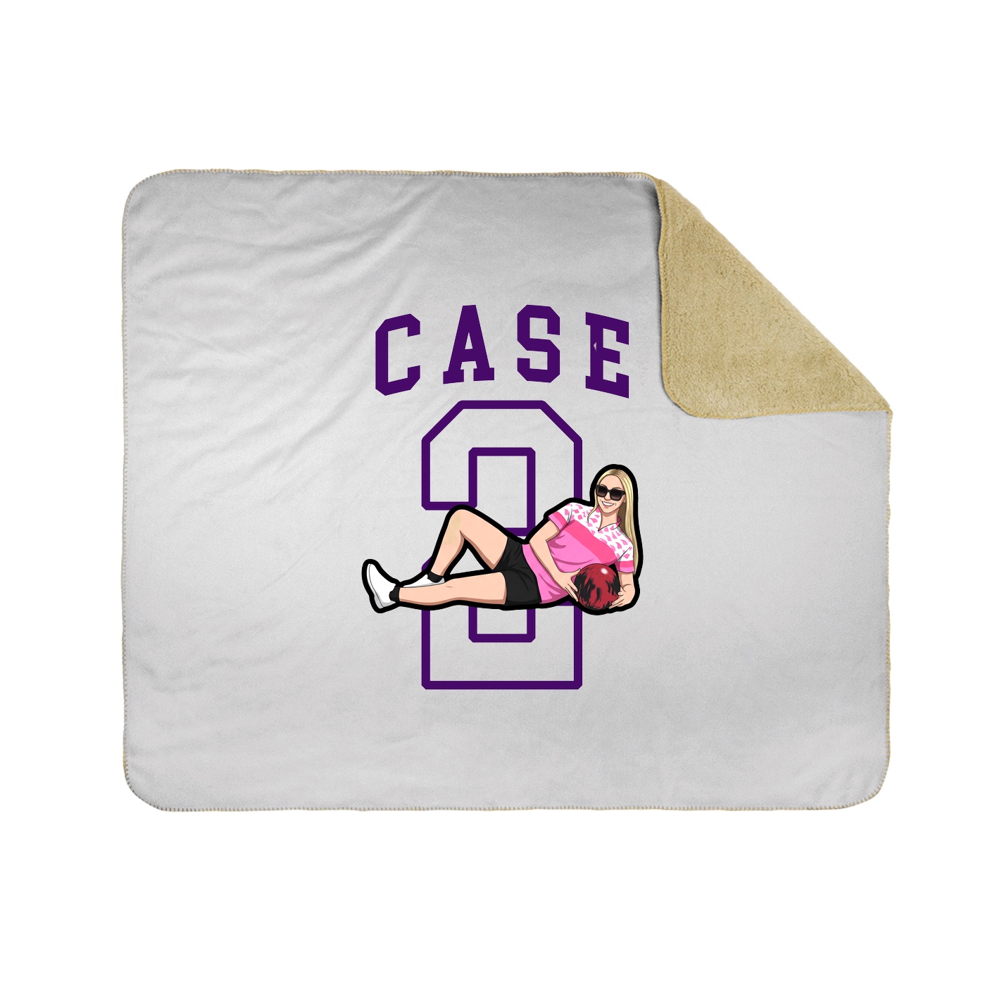 Throw Blanket — Shirsey in White