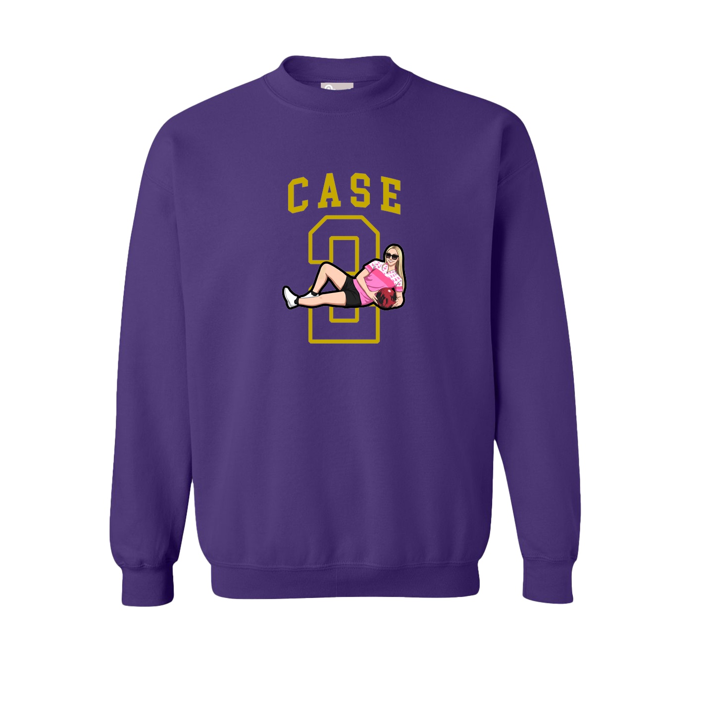 Fleece Crew — Shirsey in Purple