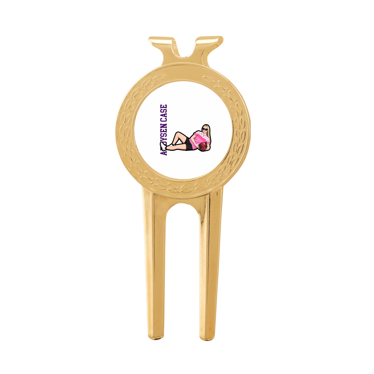 Divot Tool with Ball Marker — Name Vertical in Classic