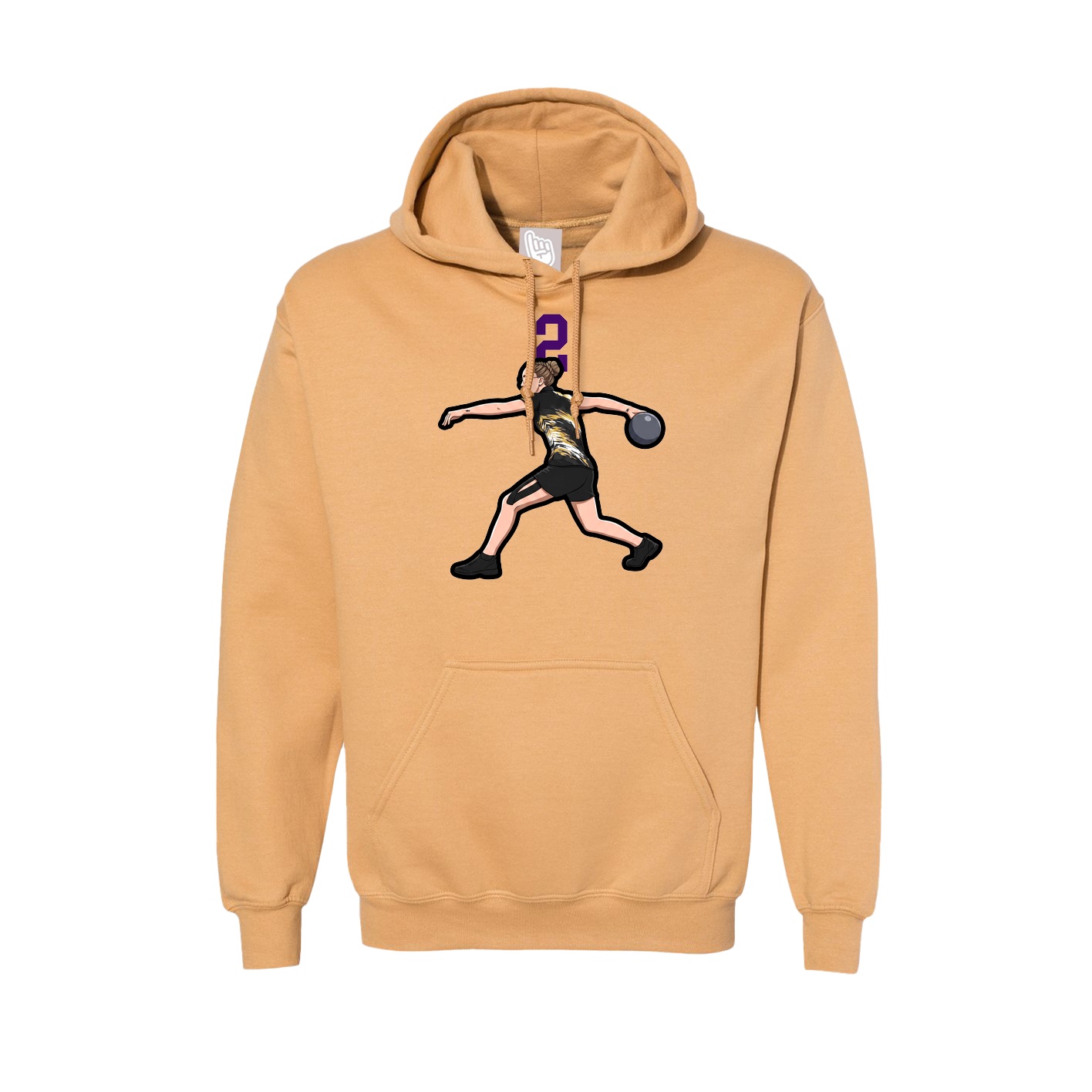 Hoodie — Number Top in Vegas Gold