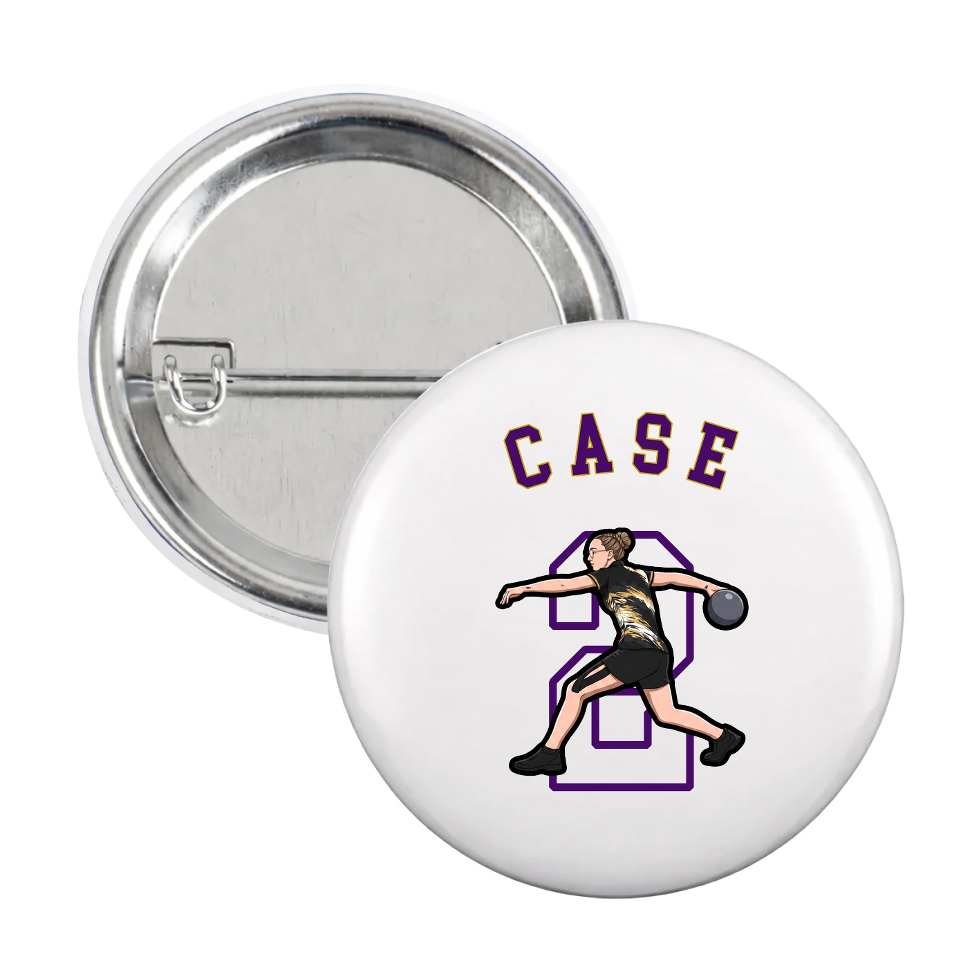 Game Day Button — Shirsey Arch in White