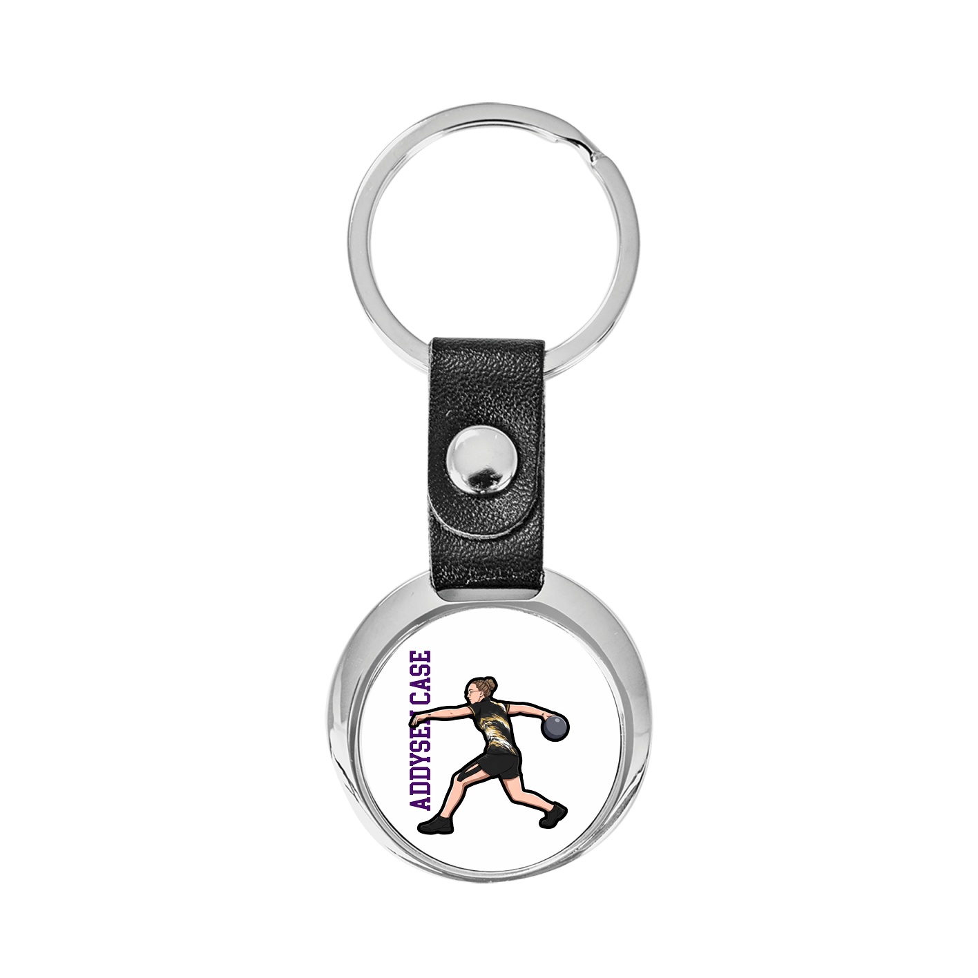 Key Chain — Name Vertical in Classic