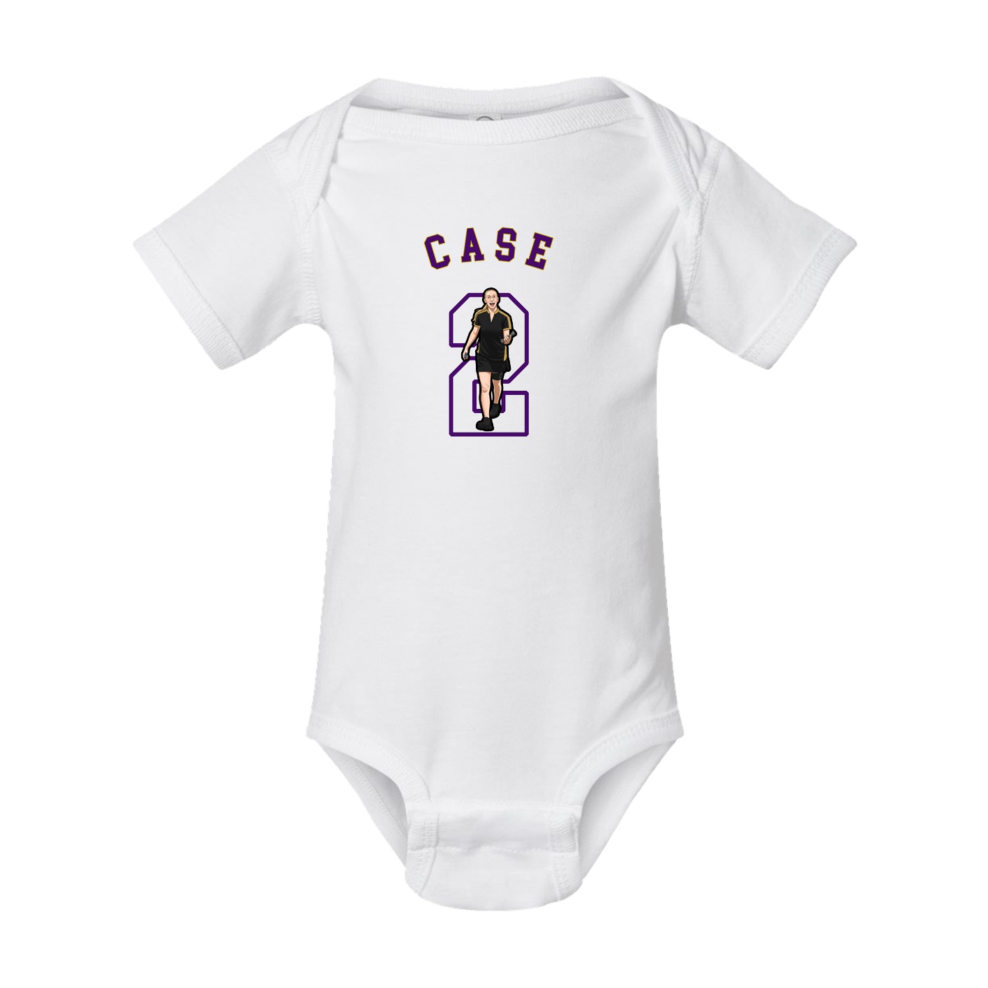 Baby Onesie — Shirsey Arch in White