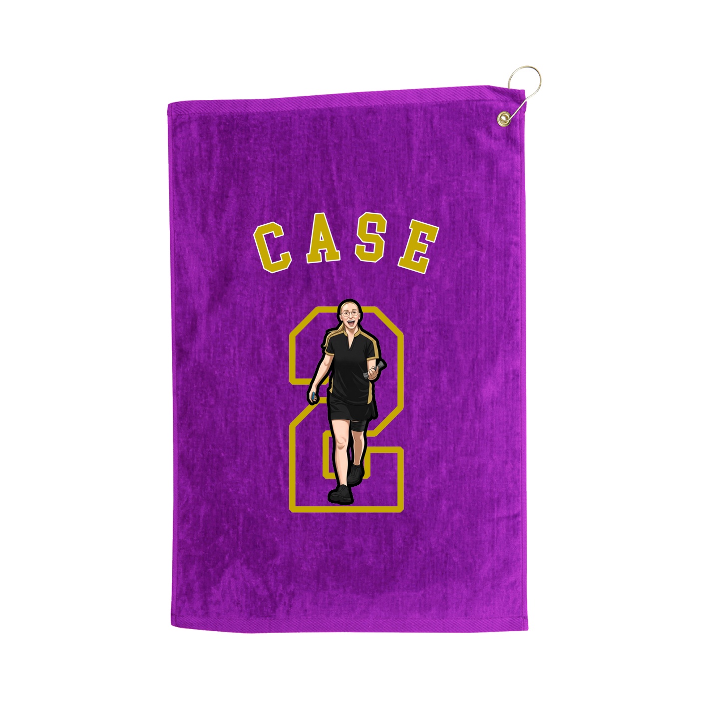 Golf Towel — Shirsey Arch in Purple