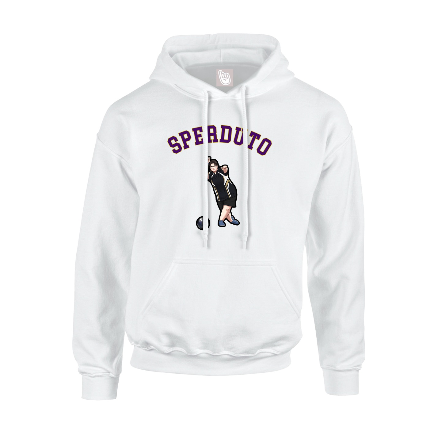 Hoodie — Shirsey Arch in White
