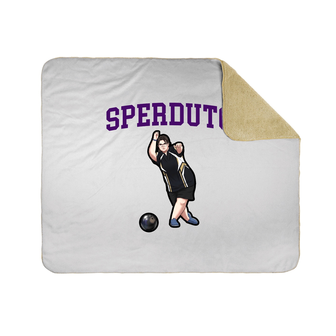 Throw Blanket — Shirsey in White
