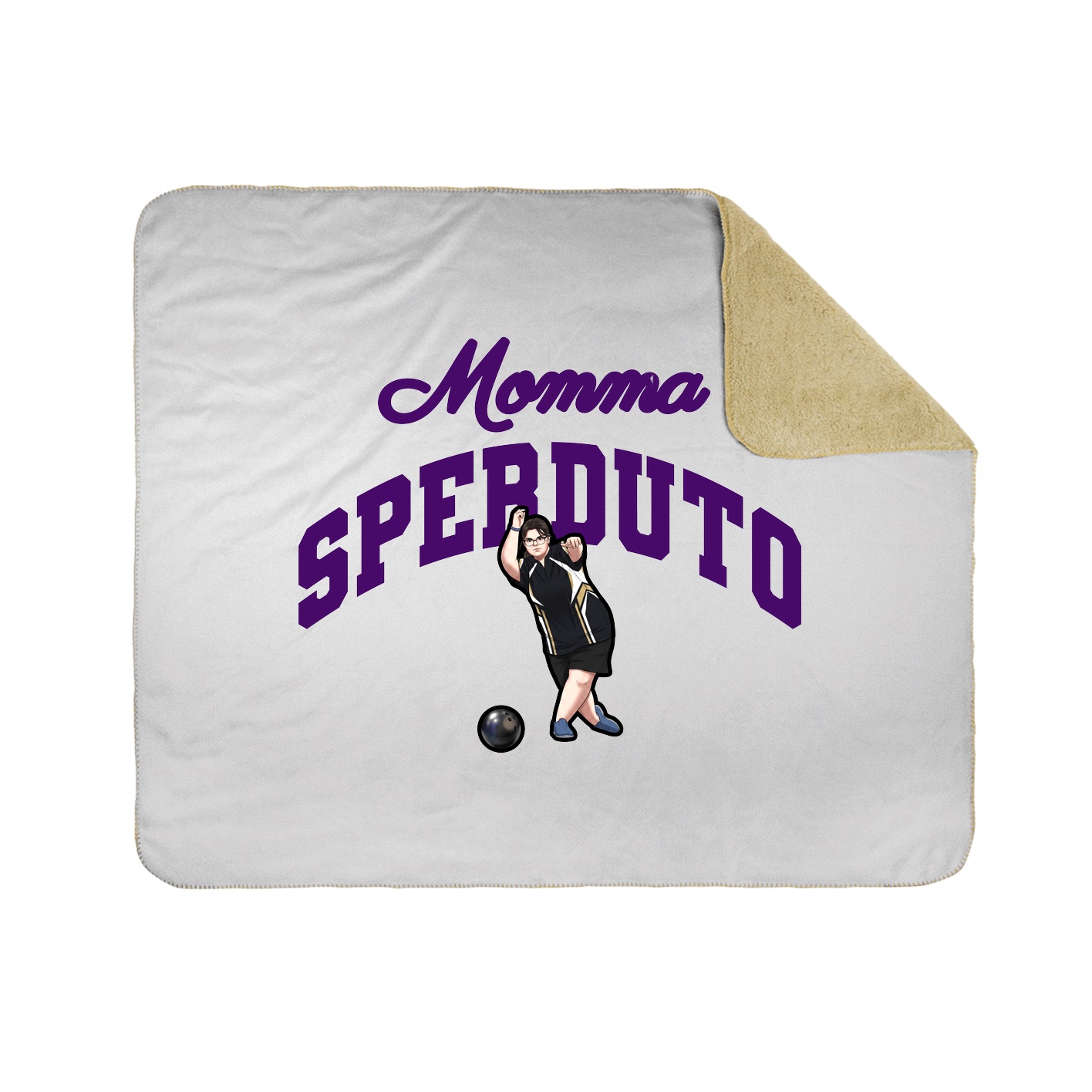 Throw Blanket — Mothers Day Arch in White