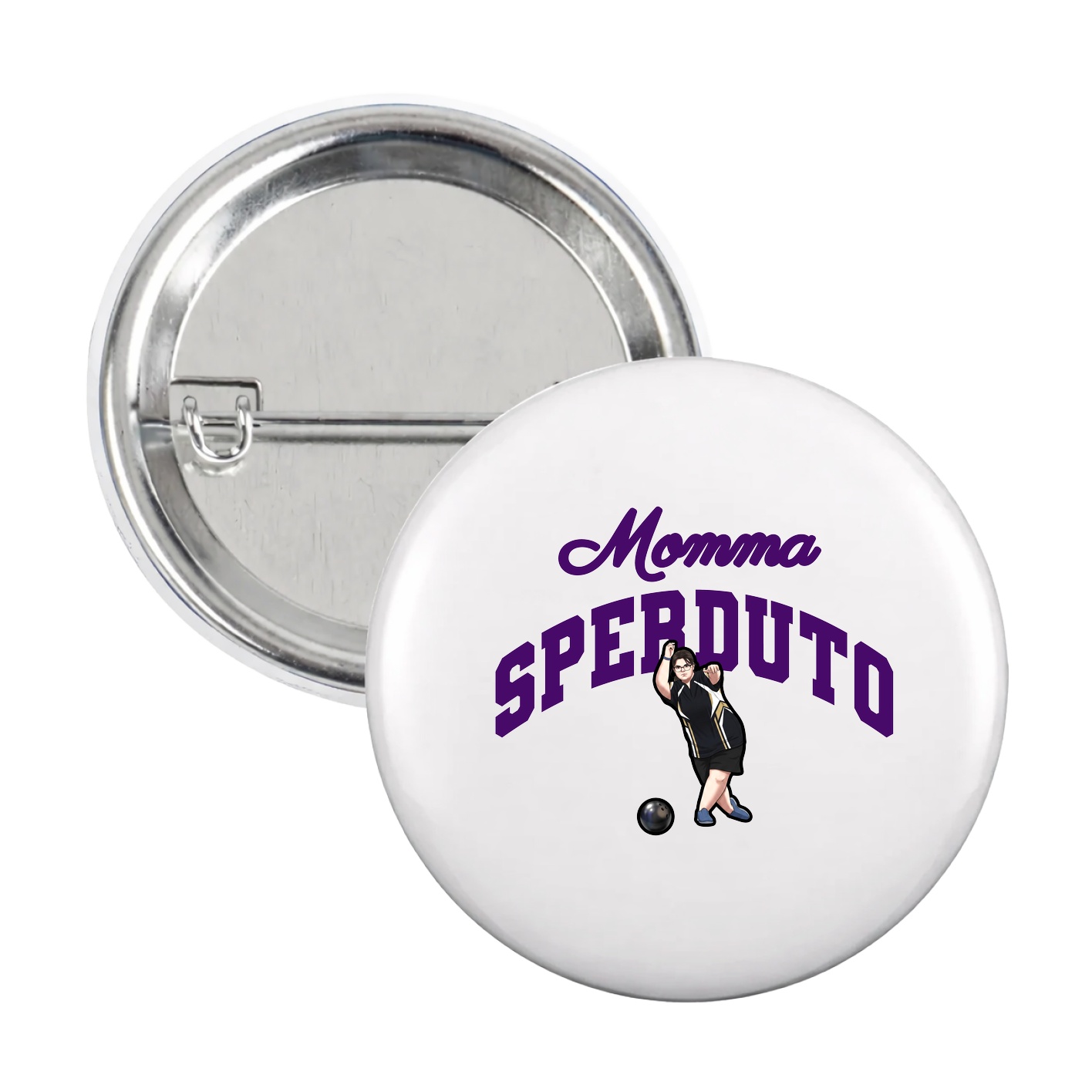 Game Day Button — Mothers Day Arch in White