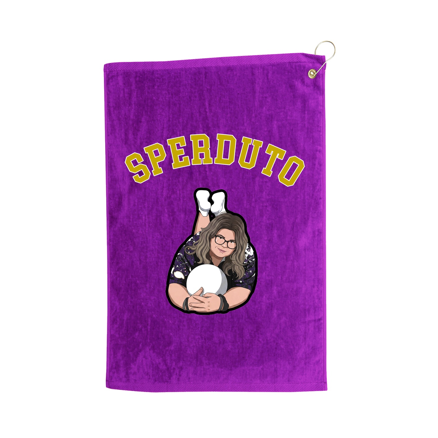 Golf Towel — Shirsey Arch in Purple