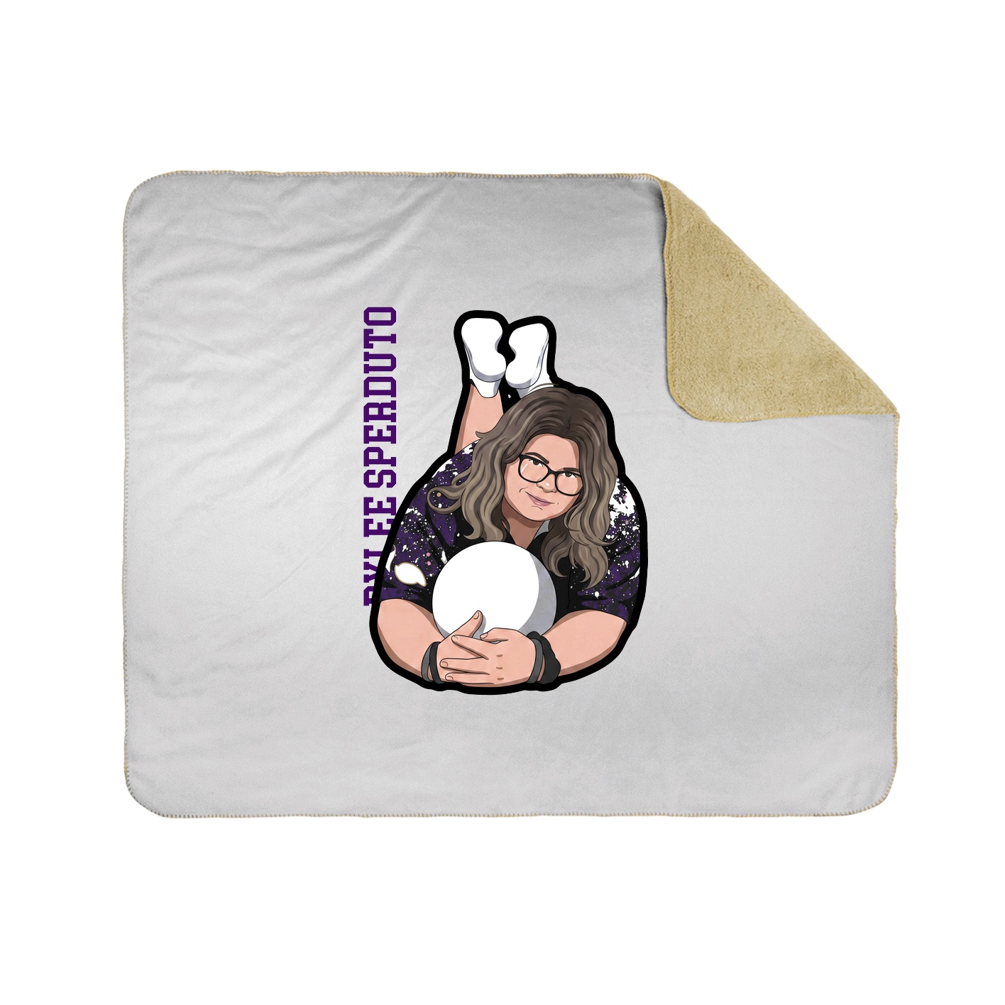 50x60 Sherpa Lined Throw Blanket
