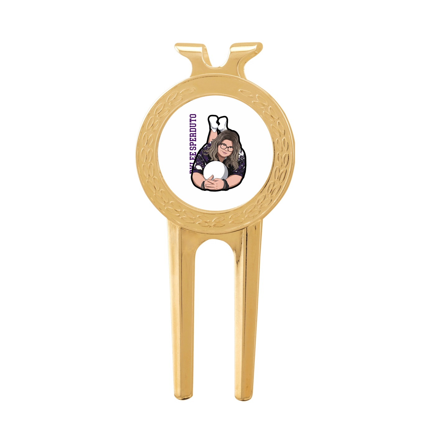Divot Tool with Ball Marker — Name Vertical in Classic