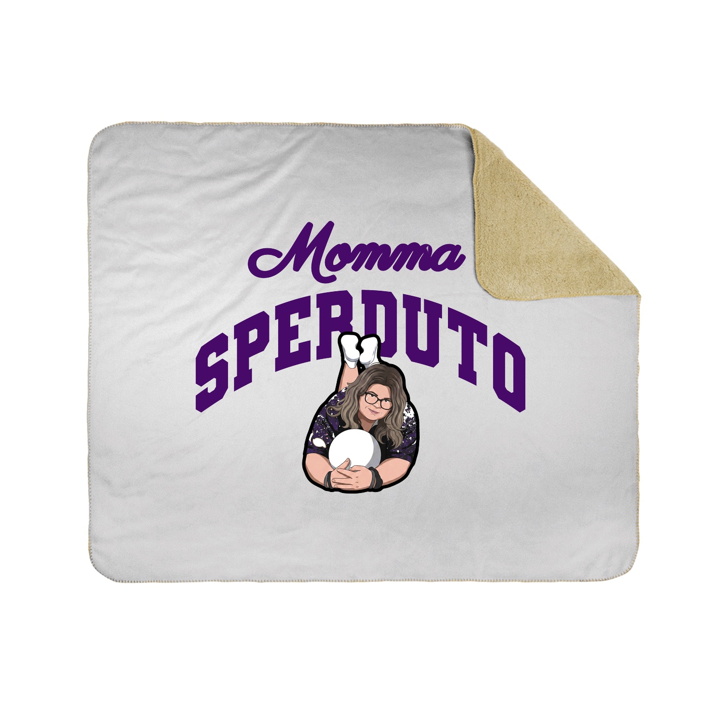 Throw Blanket — Mothers Day Arch in White