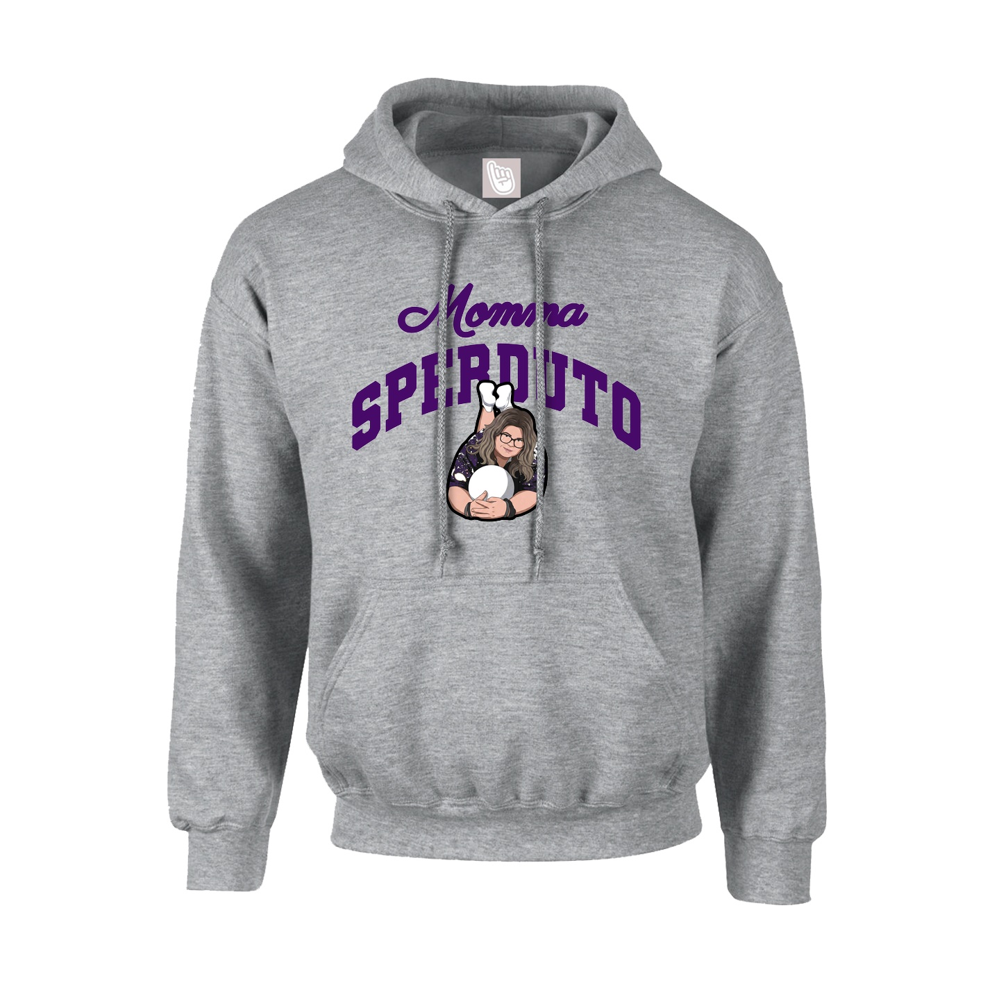 Hoodie — Mothers Day Arch in Grey