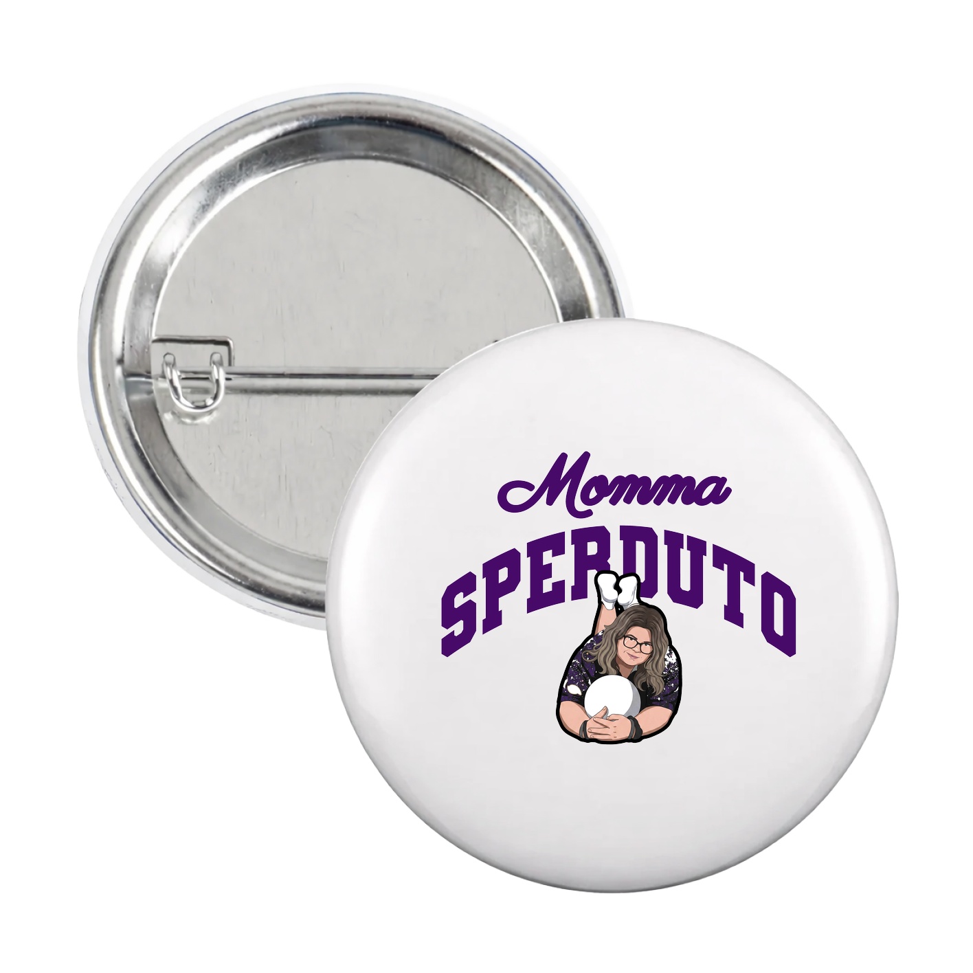 Game Day Button — Mothers Day Arch in White
