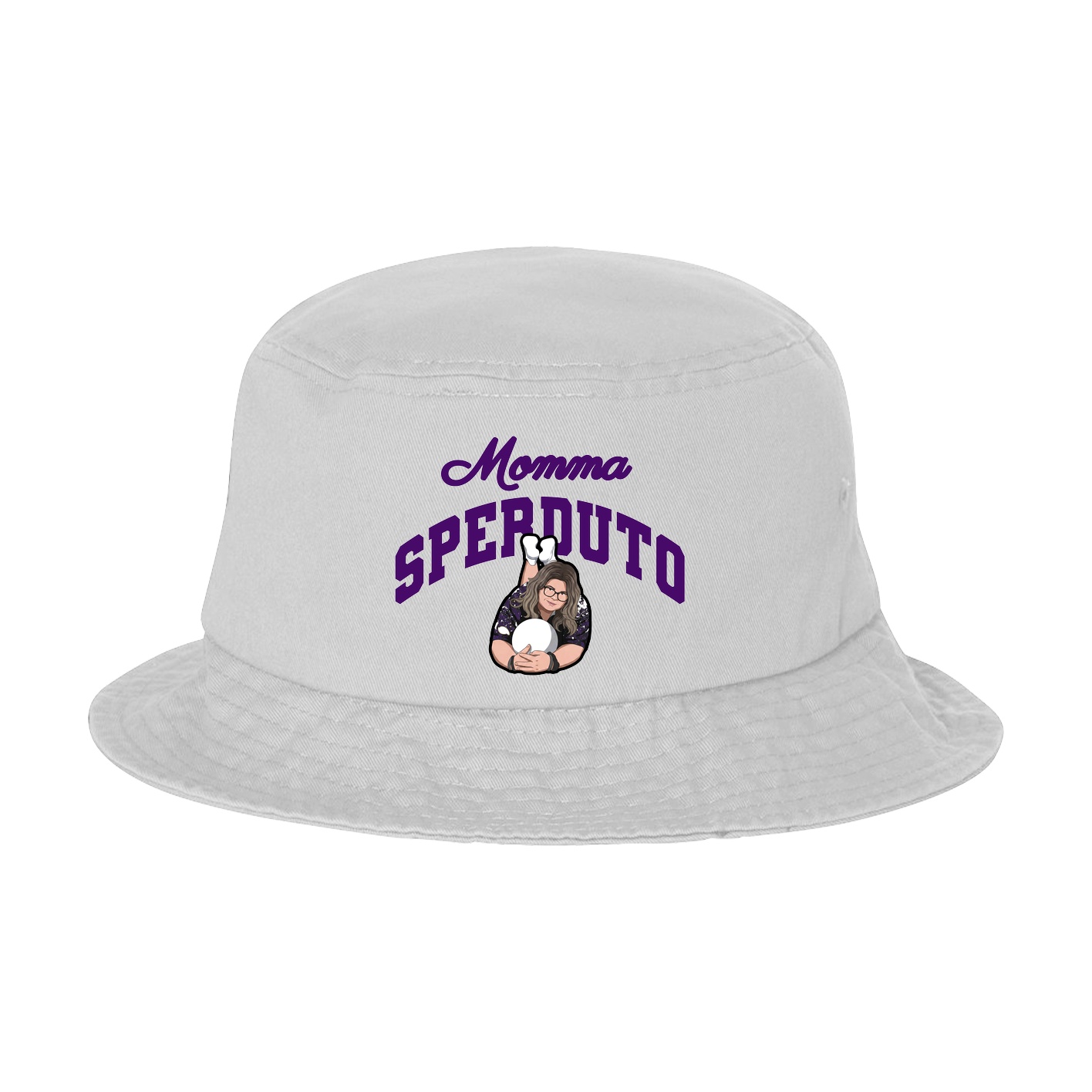 Bucket Cap — Mothers Day Arch in White