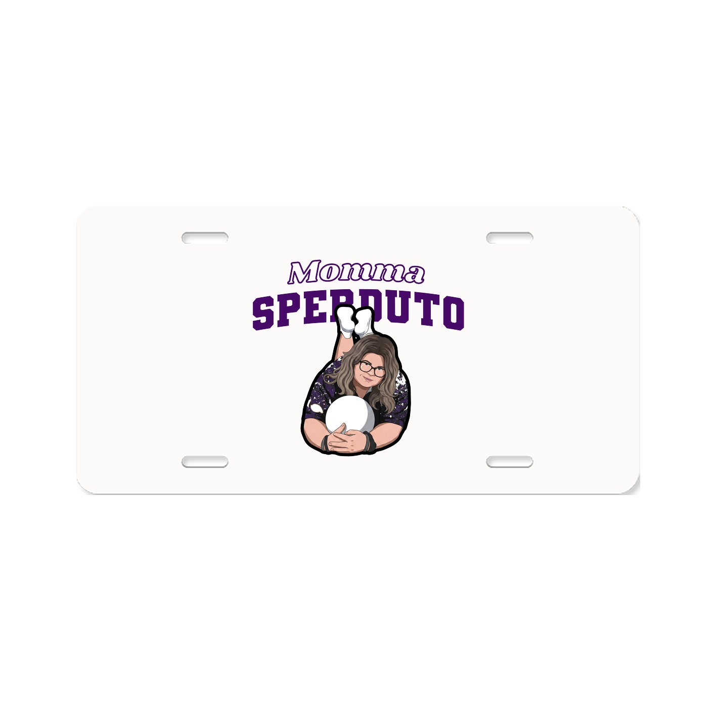 License Plate — Mothers Day Block in Classic