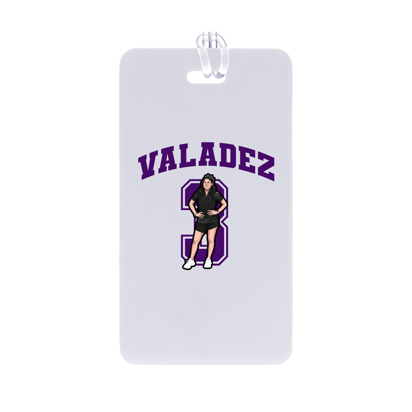 Bag Tag — Number in Classic