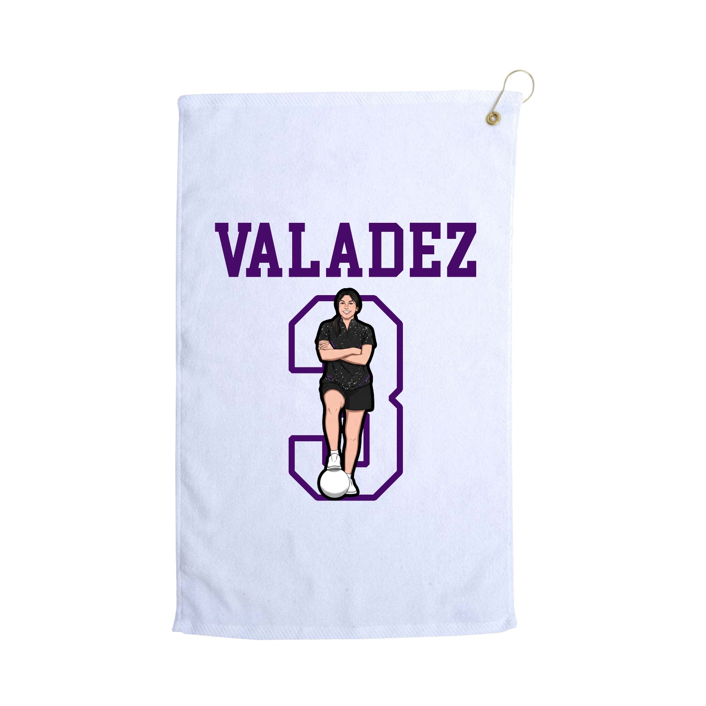 Golf Towel — Shirsey in White