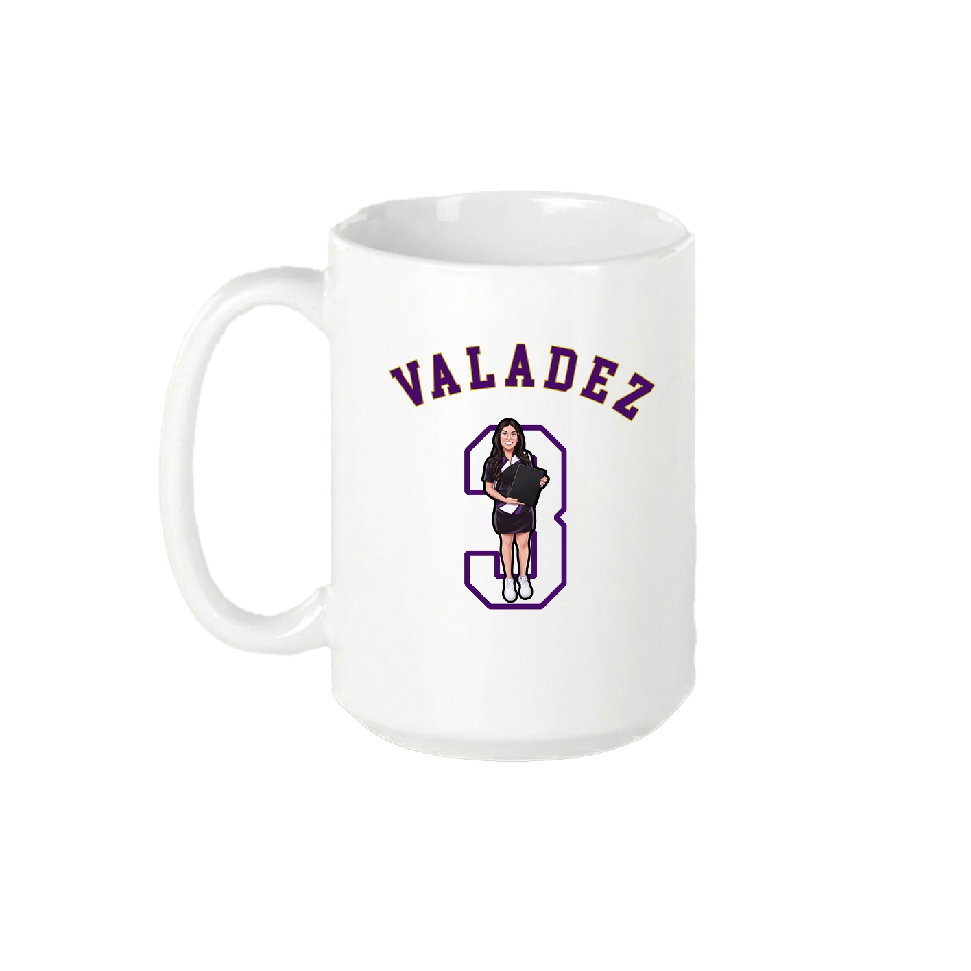 15oz Coffee Mug — Shirsey Arch in White