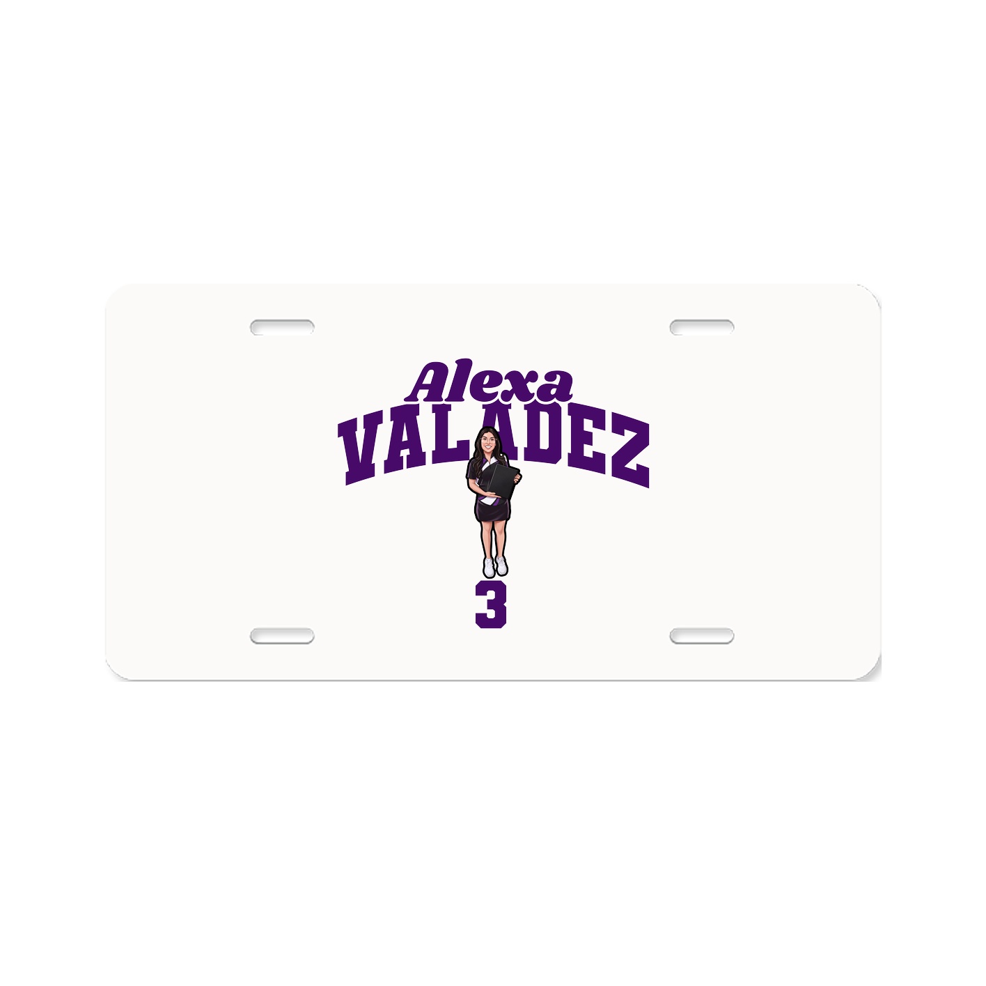 License Plate — Signature Arch in Classic