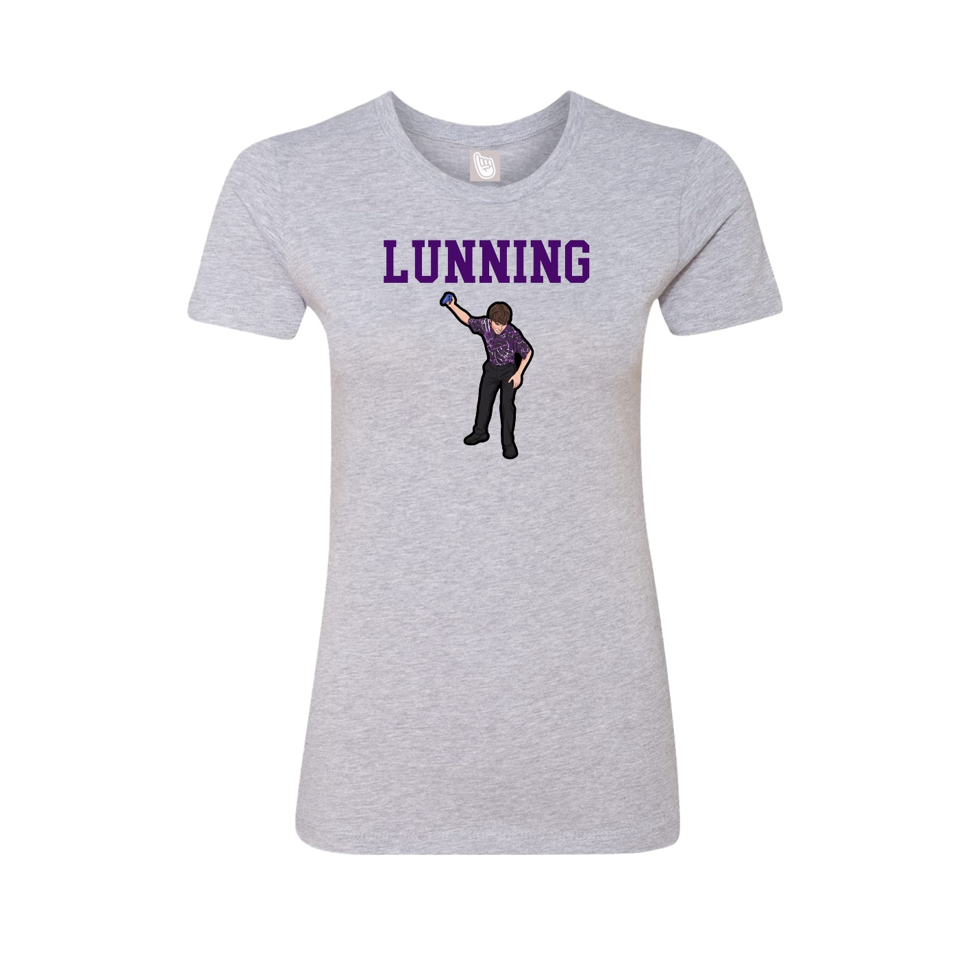 Fitted Women's Tee — Shirsey in Grey