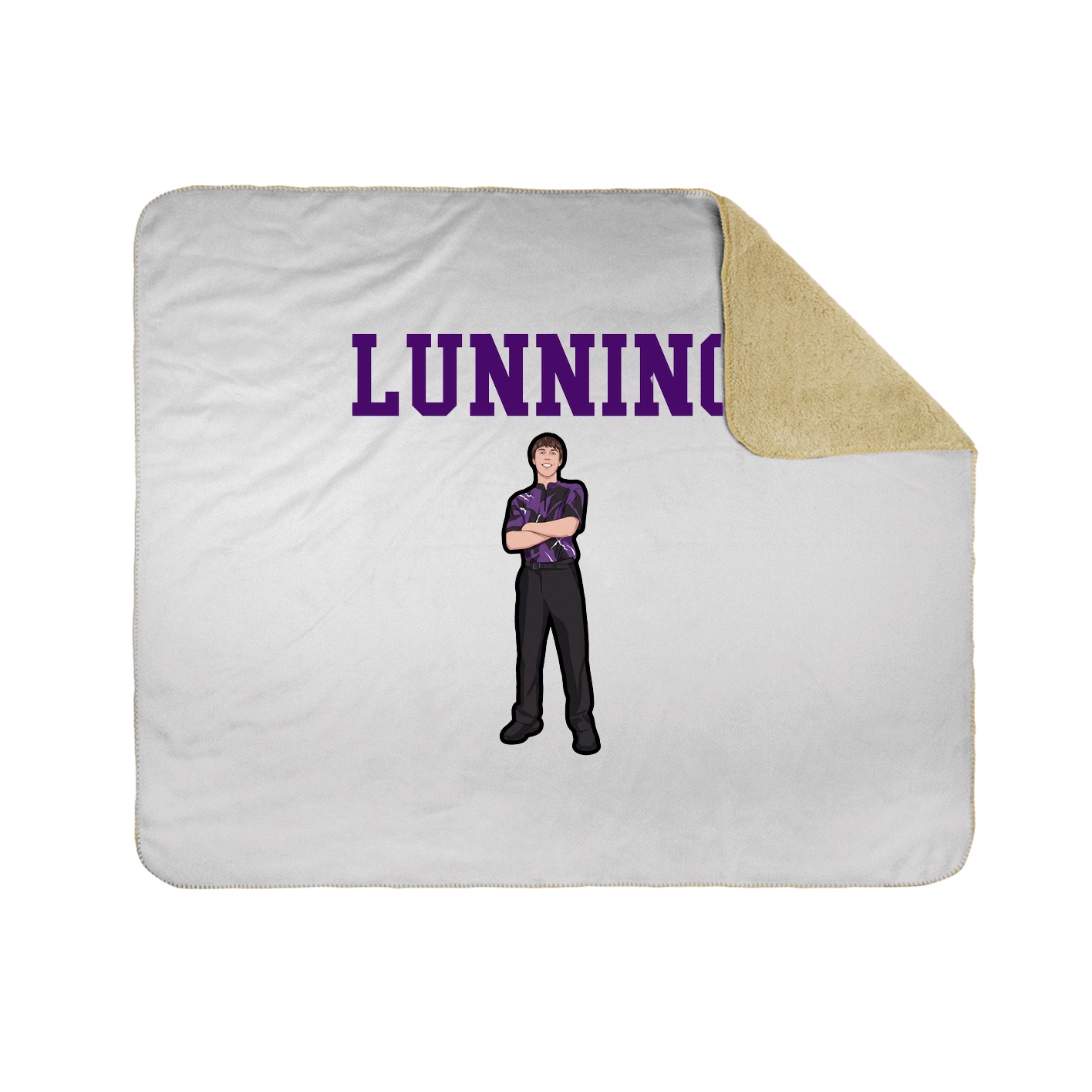 Throw Blanket — Shirsey in White