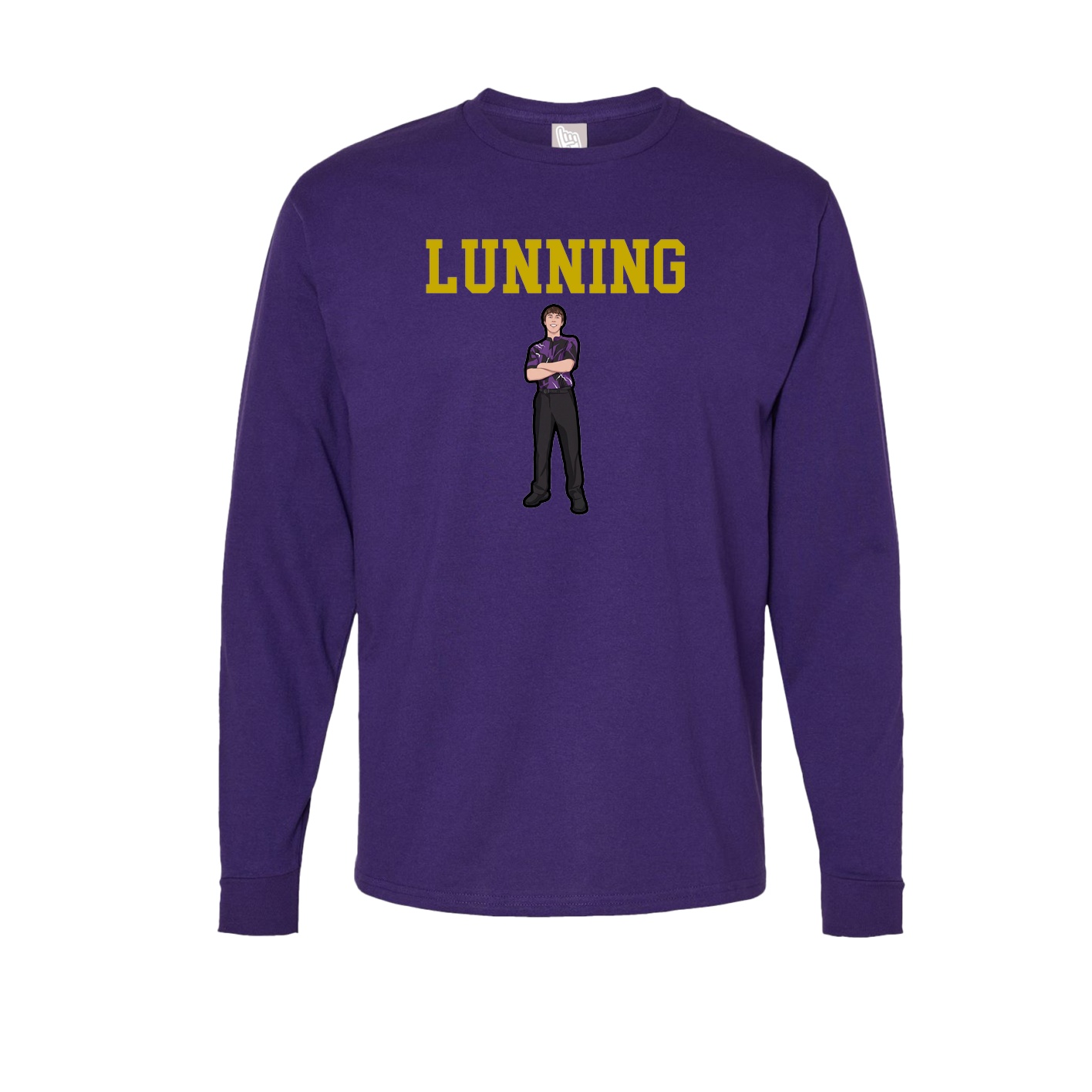 Long Sleeve Tee — Shirsey in Purple