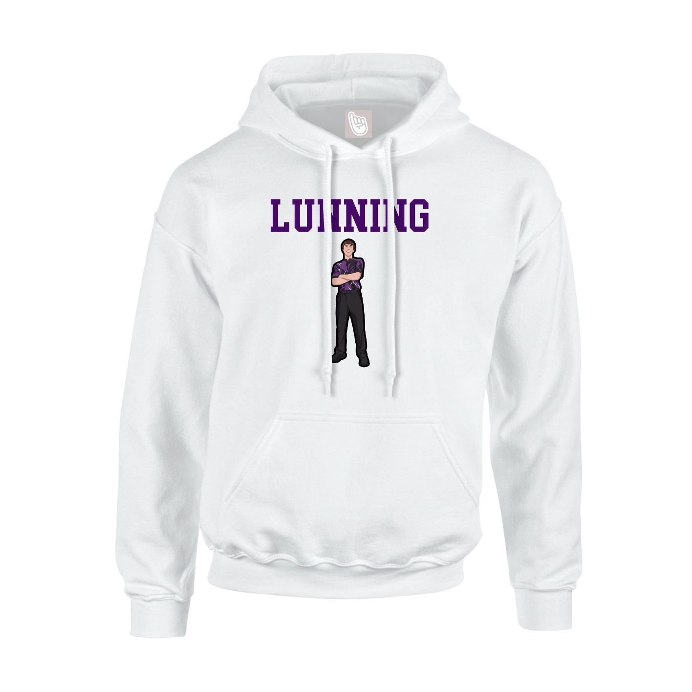Youth Hoodie — Shirsey in White