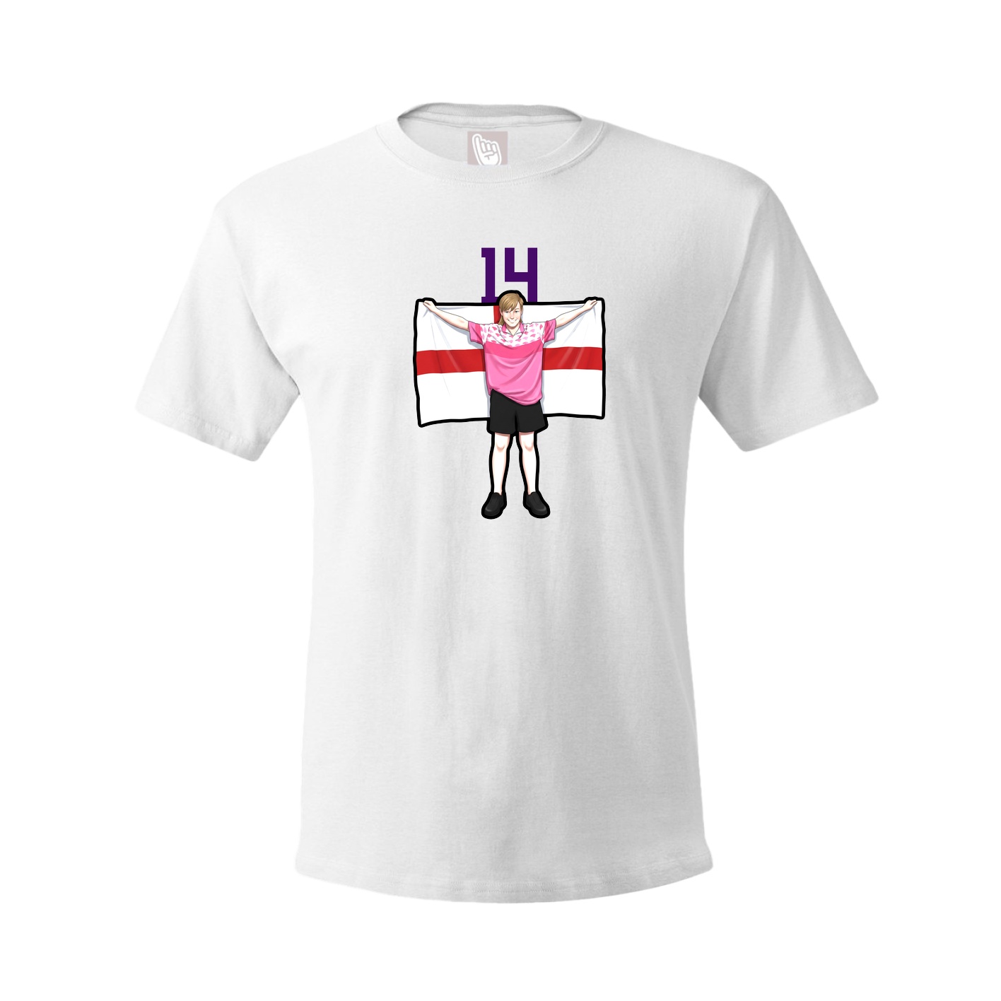 Tee — Number Top in White