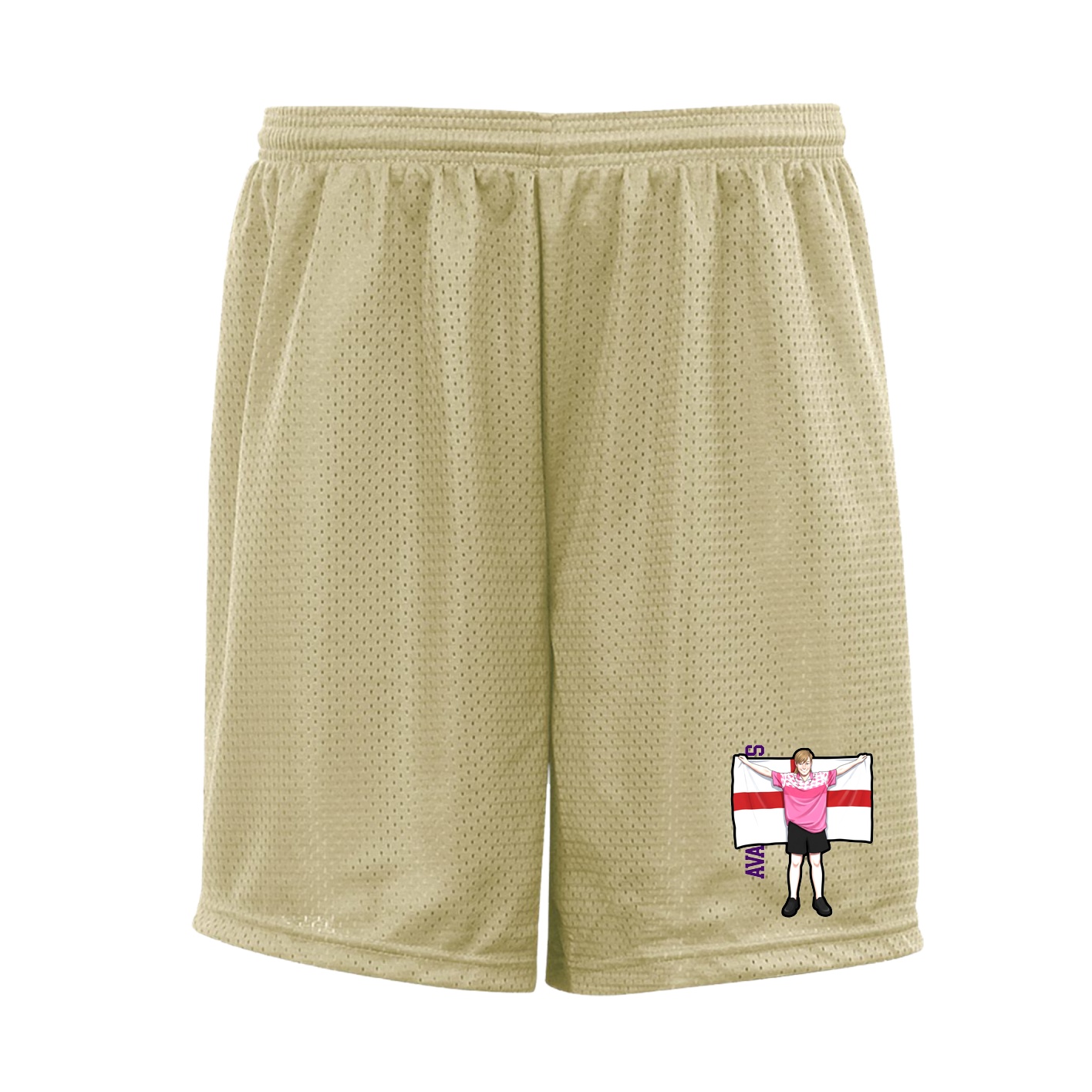 Shorts — Name Vertical in Vegas Gold