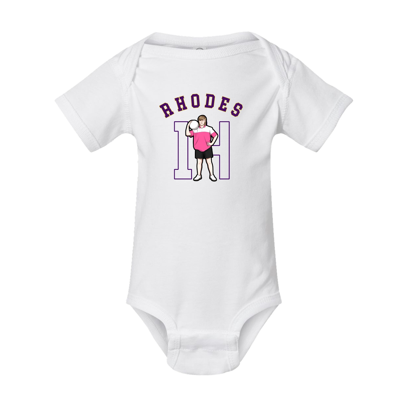Baby Onesie — Shirsey Arch in White