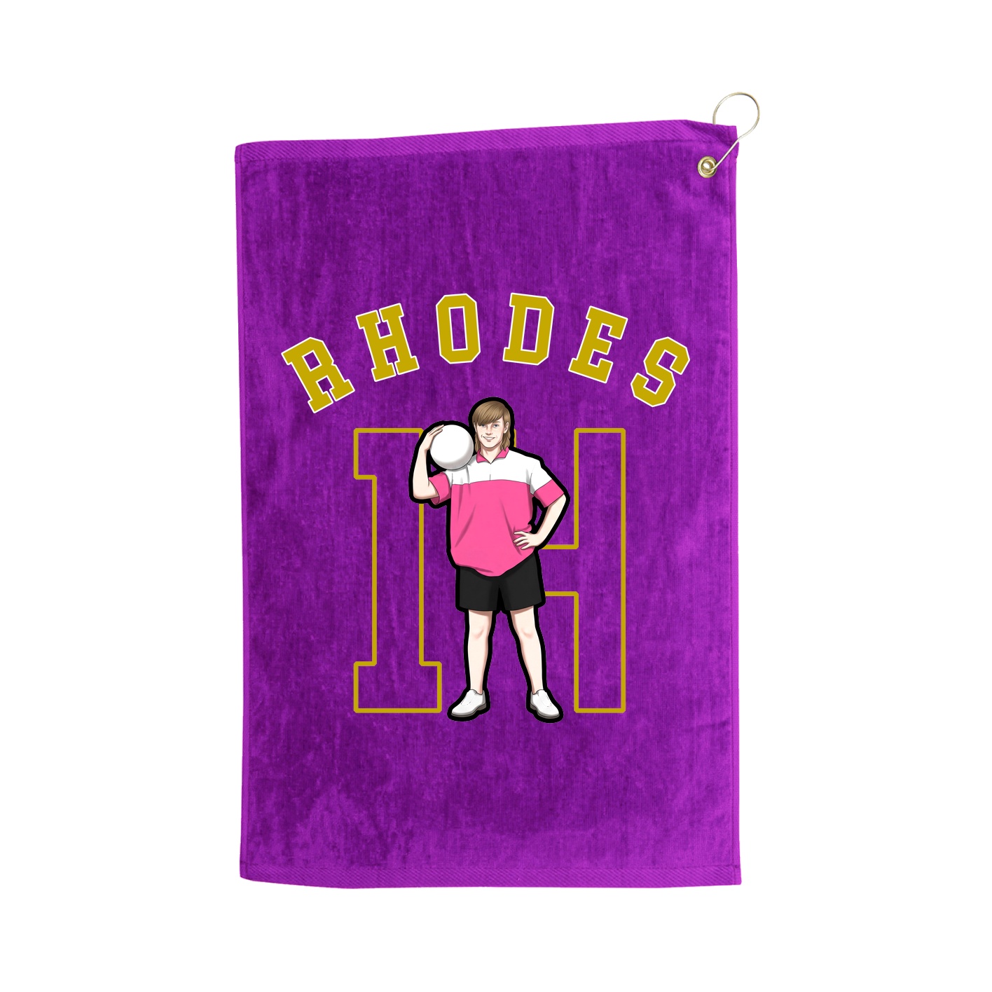 Golf Towel — Shirsey Arch in Purple