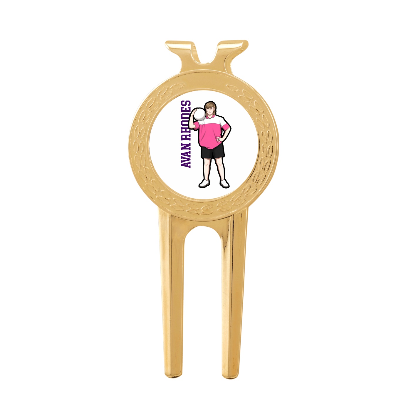 Divot Tool with Ball Marker — Name Vertical in Classic