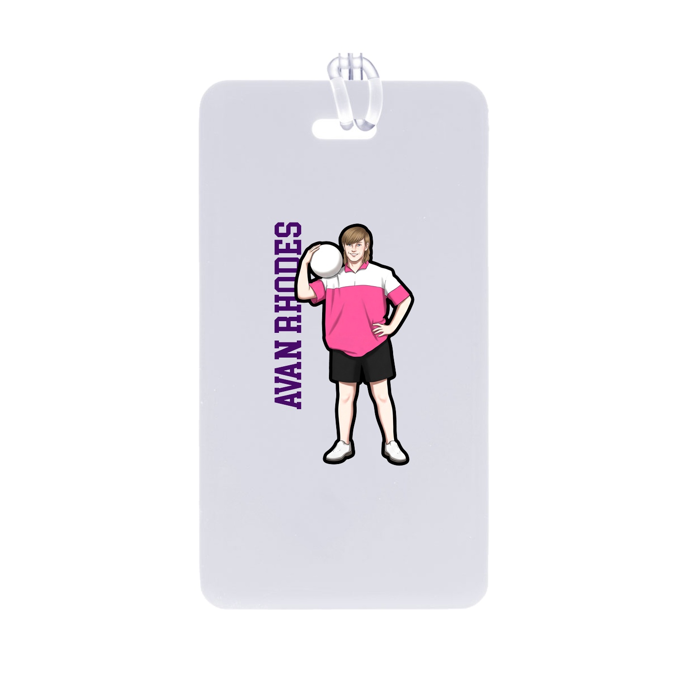 Bag Tag — Name Vertical in Classic