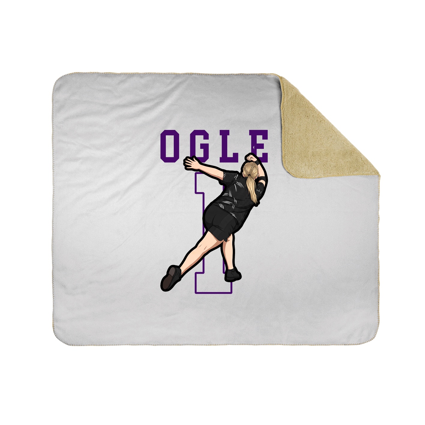 Throw Blanket — Shirsey in White