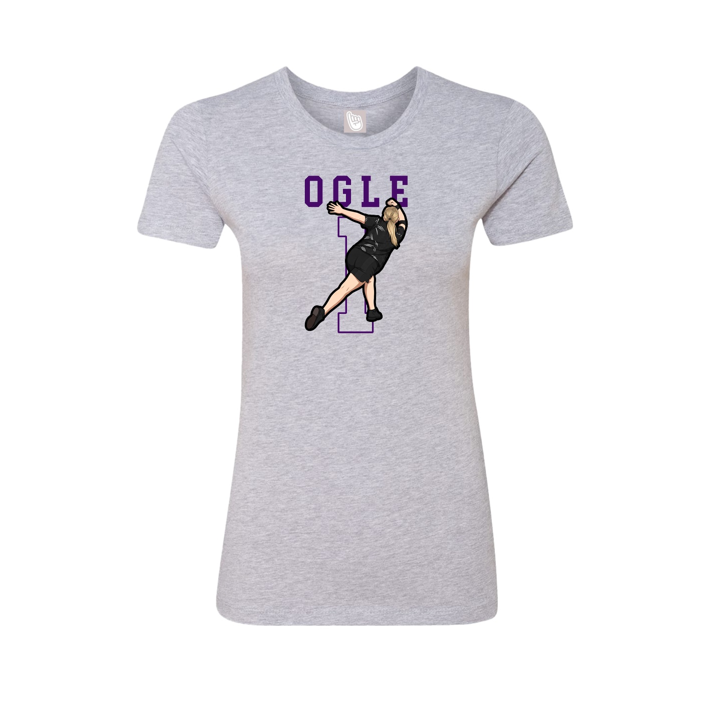 Fitted Women's Tee — Shirsey in Grey