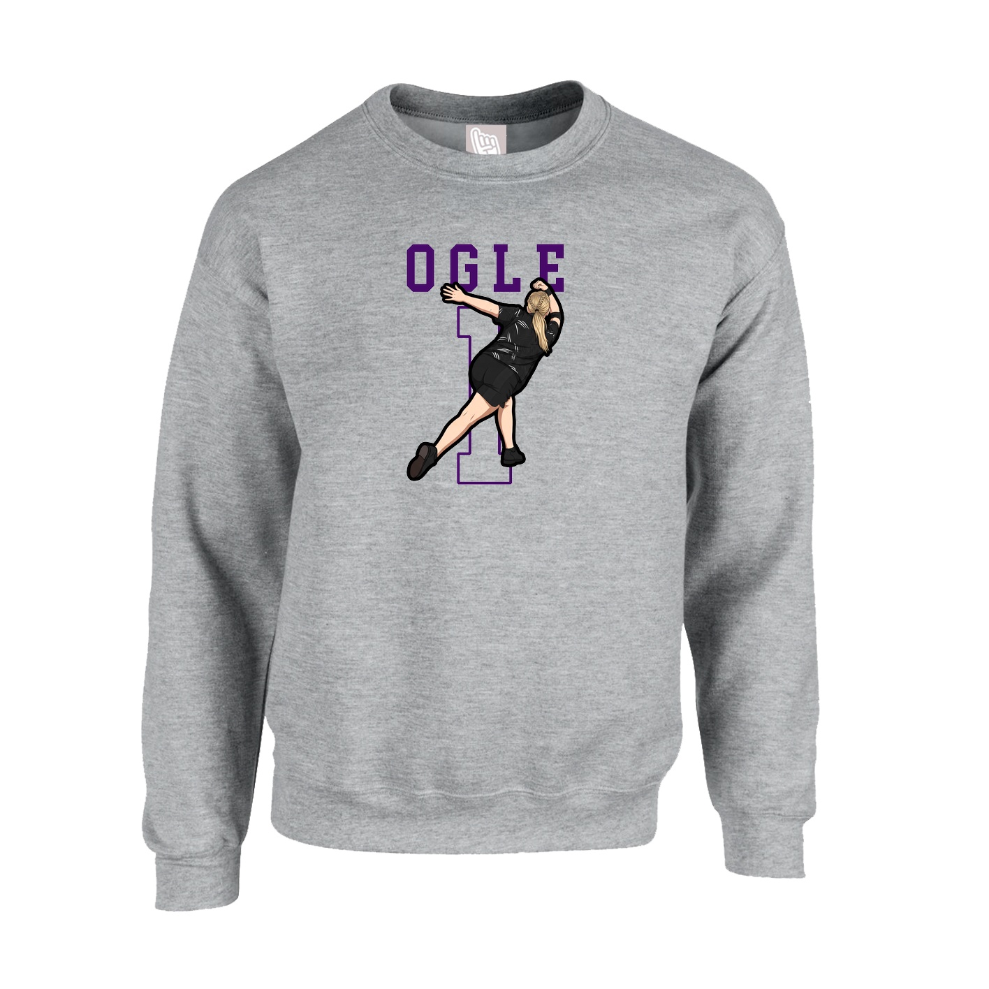 Fleece Crew — Shirsey in Grey
