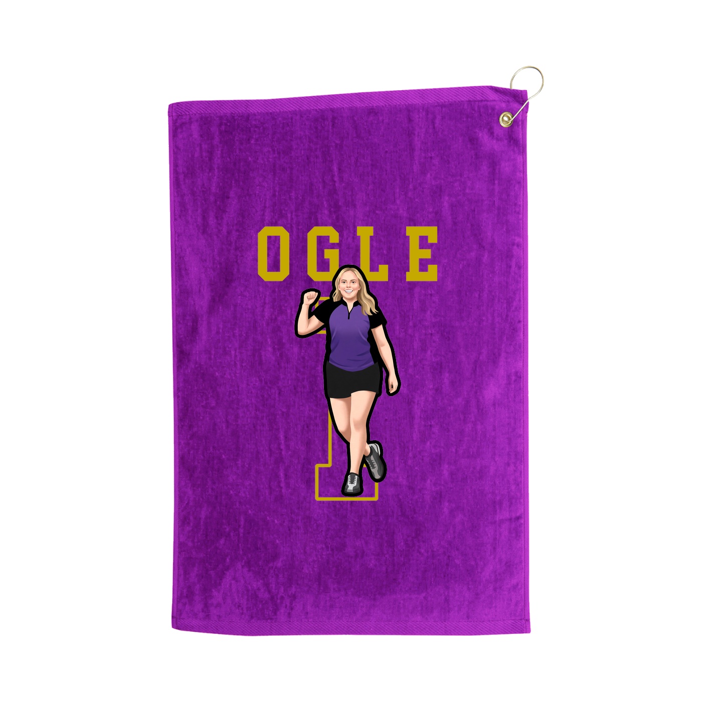 Golf Towel — Shirsey in Purple