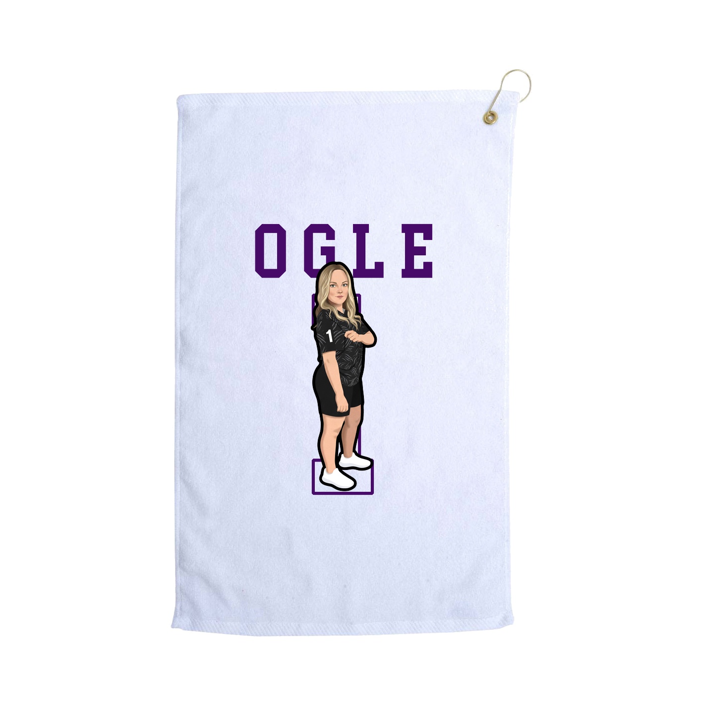 Golf Towel — Shirsey in White