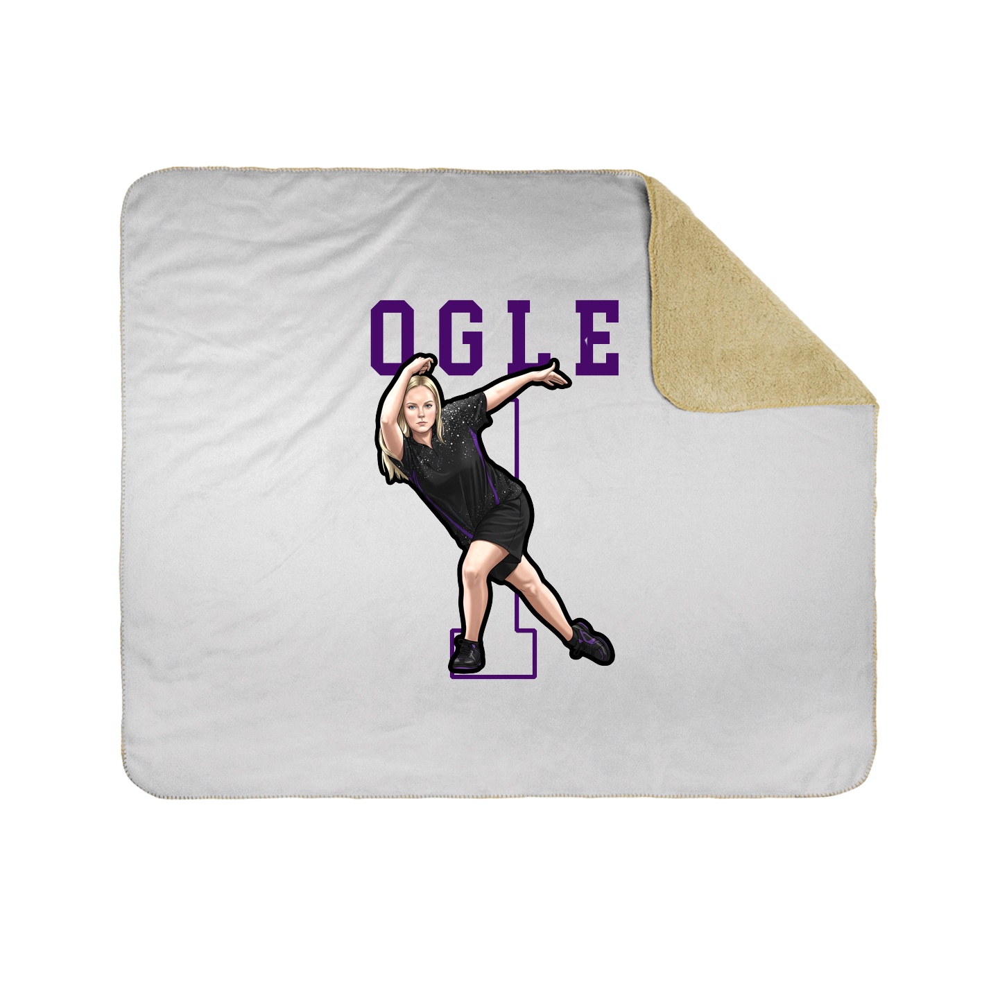 Throw Blanket — Shirsey in White