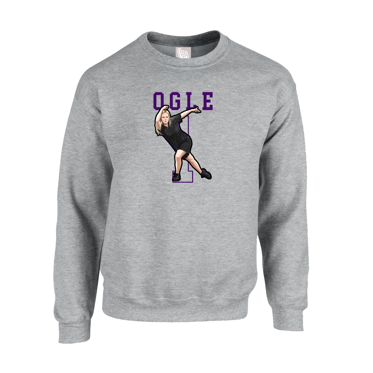 Fleece Crew — Shirsey in Grey