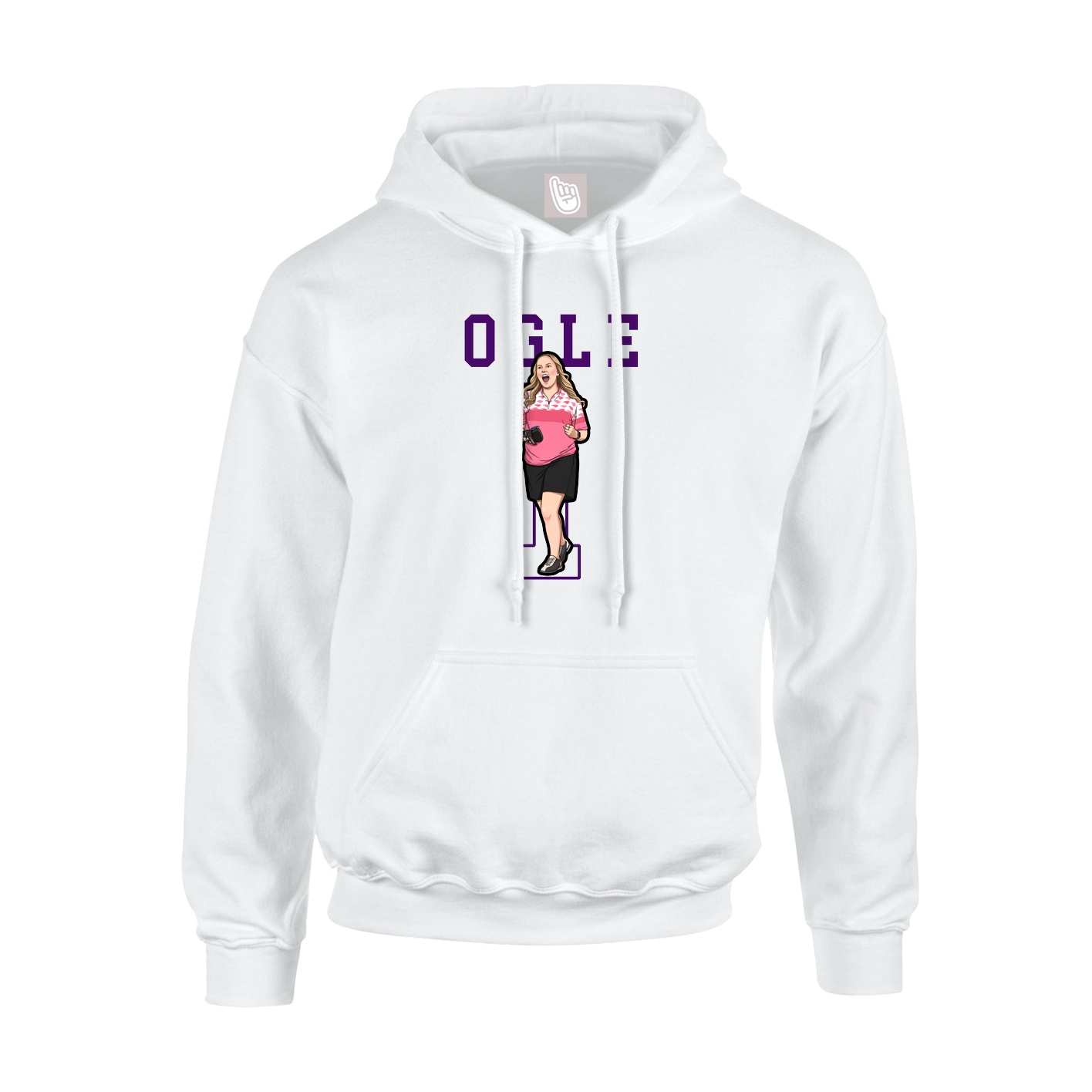 Hoodie — Shirsey in White