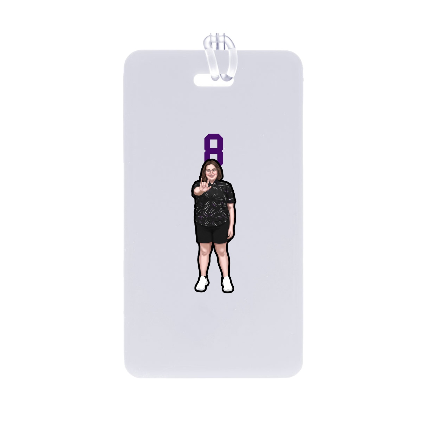 Bag Tag — Number Top in Classic