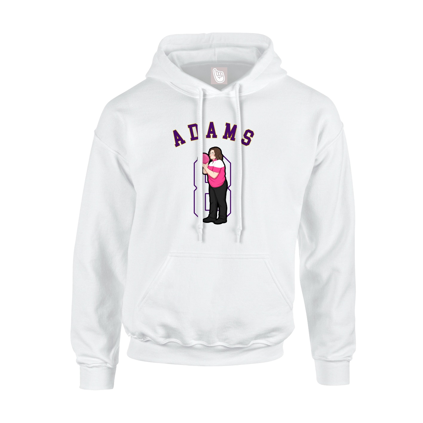 Youth Hoodie — Shirsey Arch in White