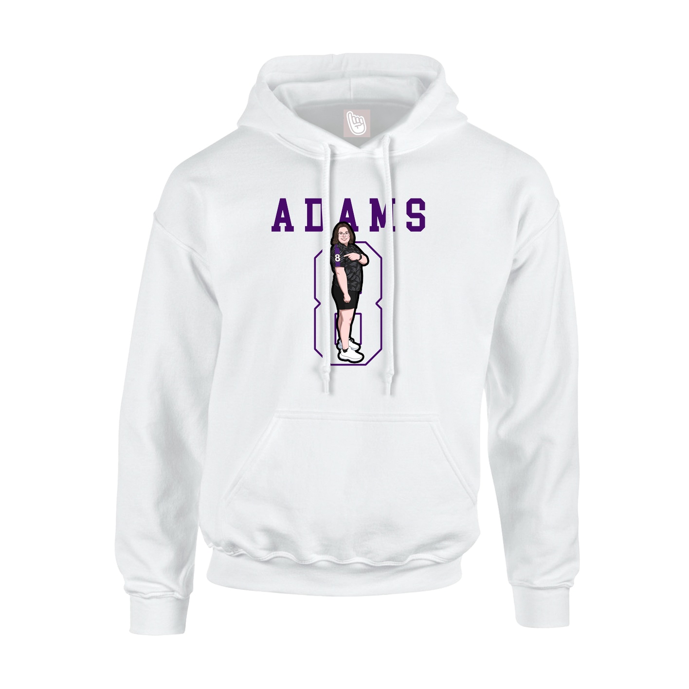 Youth Hoodie — Shirsey in White