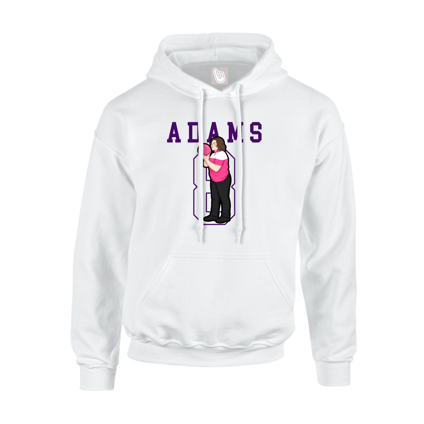 Hoodie — Shirsey in White