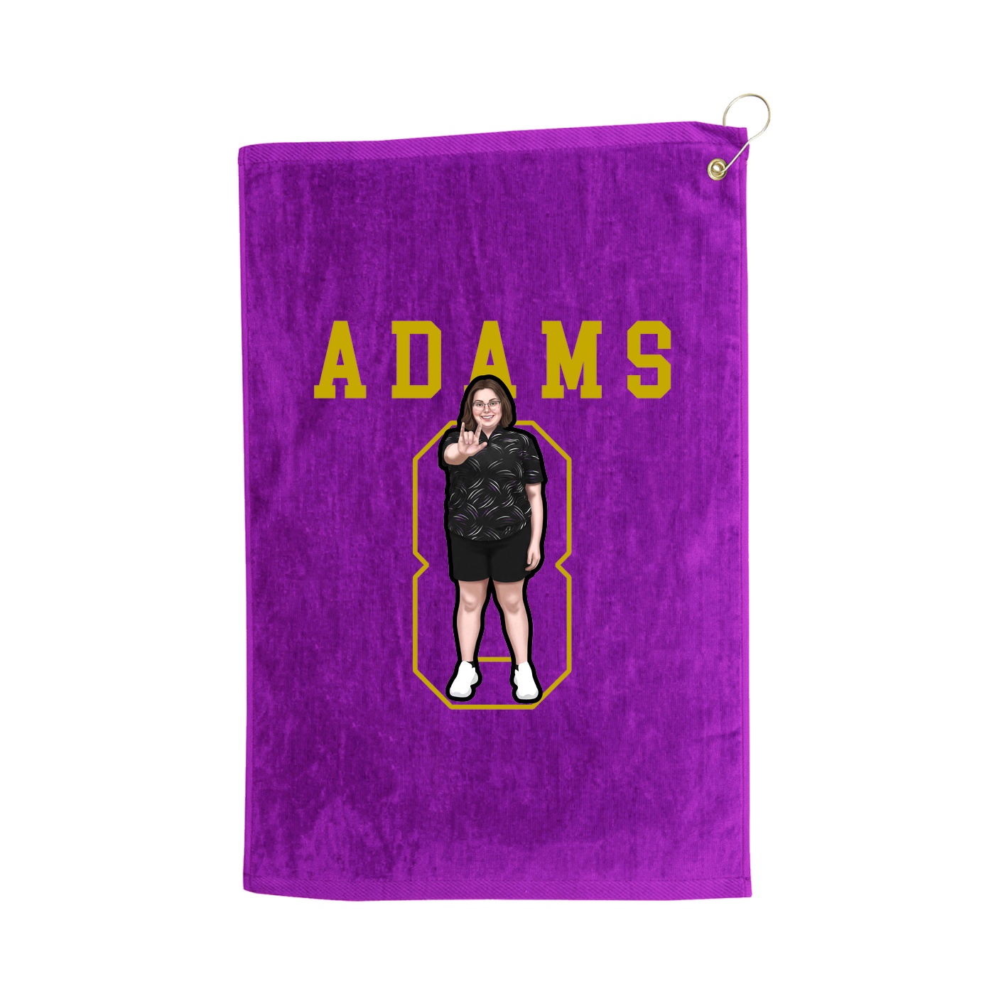 Golf Towel — Shirsey in Purple