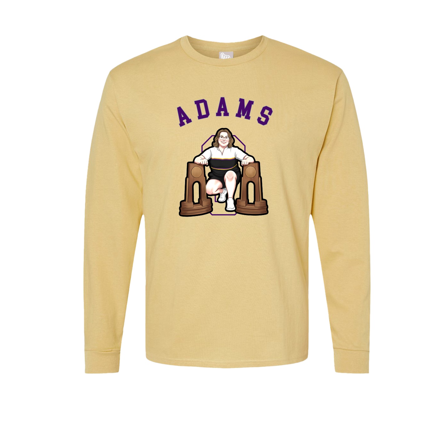 Long Sleeve Tee — Shirsey Arch in Vegas Gold